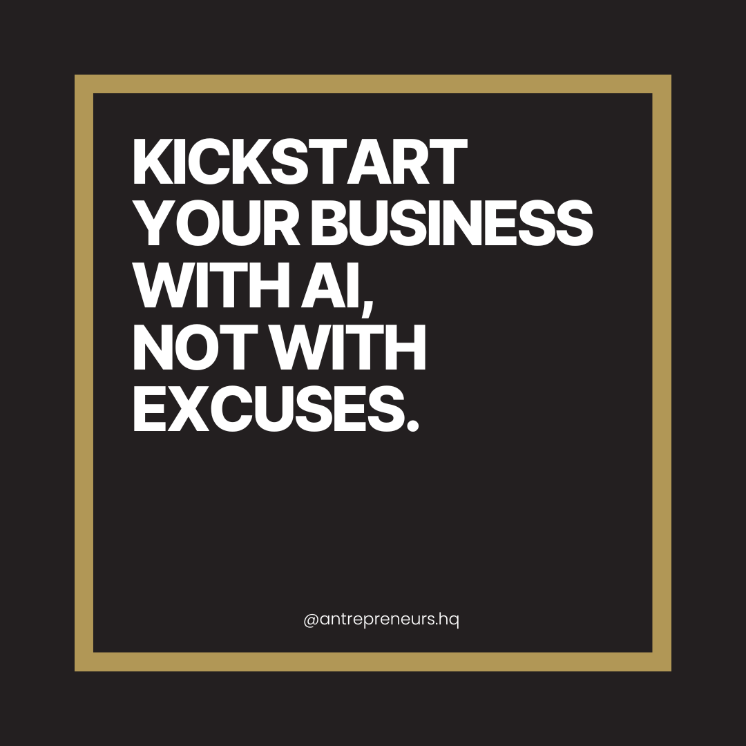 antrepreneurs kickstart quote